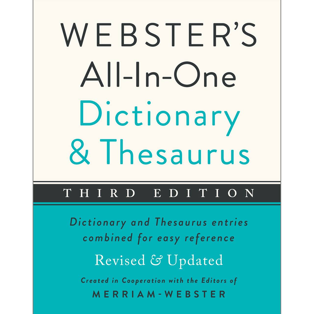 Federal Street Press Webster's All-in-One Dictionary & Thesaurus, Third Edition